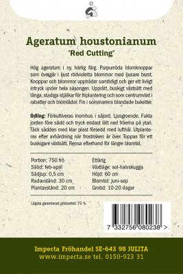 Ageratum Red Cutting