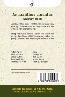 Blodamarant Elephant Head