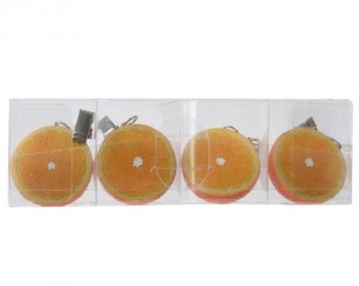 Duktyngd Apelsin 5x5x3cm 4-pack