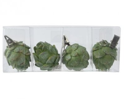 Duktyngd Kronärtskocka 3,8x5cm 4-pack