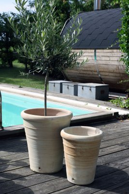 Urna Terrakotta Hög