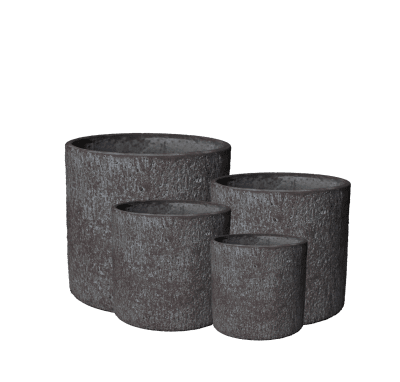 Kruka Cylinder Svart