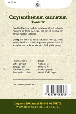 Ringkrage, 'Confetti'