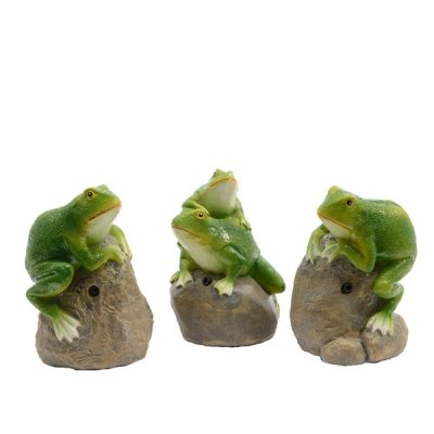 Groda med sensor Mix 8x7,4x11,5cm