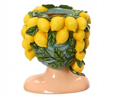 Figur Huvud Citron 23x26x30cm