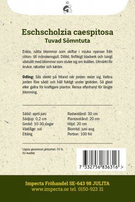 Sömntuta, Tuvad