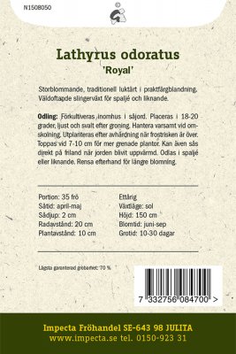 Luktärt, Royal