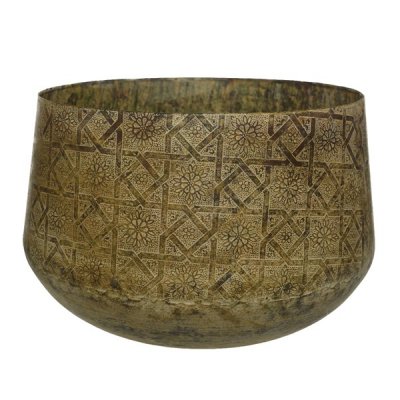 Zinkkruka Brun 26x19cm
