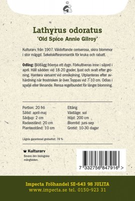 Luktärt Old Spice Annie Gilroy