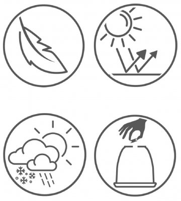 Urna Fyrkant Mörkgrå