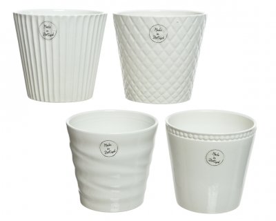 Kruka Vit 13,5x13,5x13cm