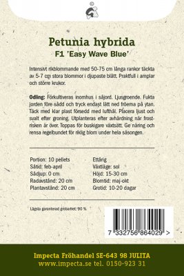 Petunia, Häng-, Easy Wave Blue F1