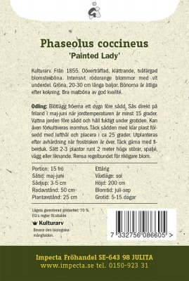 Böna, Rosen-, 'Painted Lady'