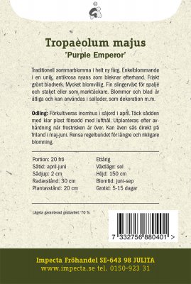 Krasse, Slinger-, 'Purple Emperor'