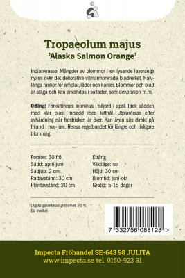 Krasse, Busk-, Alaska Salmon Orange