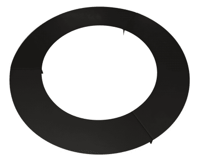 Trädring Platt Svart 60cm