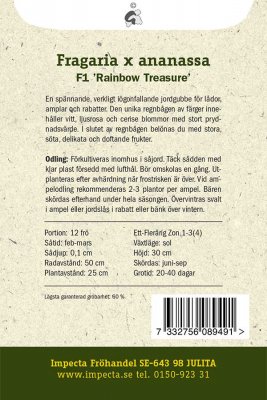 Jordgubbe, Ampel-, Rainbow Treasure F1