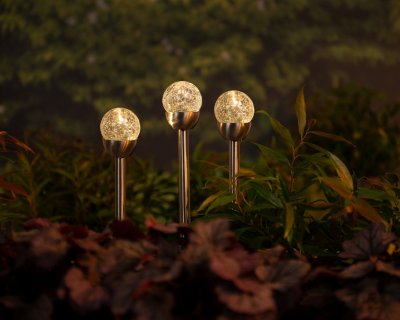 Solcell LED Vit 6x27,5x26cm 6-pack
