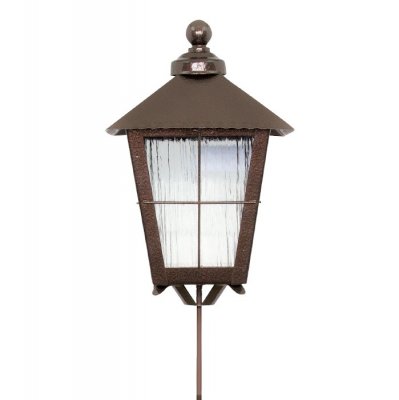 Gravlykta på pinne Brons