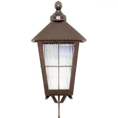 Gravlykta på pinne Brons