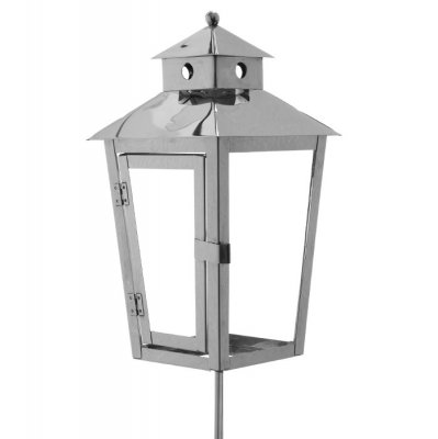 Gravlykta på pinne Rostfri