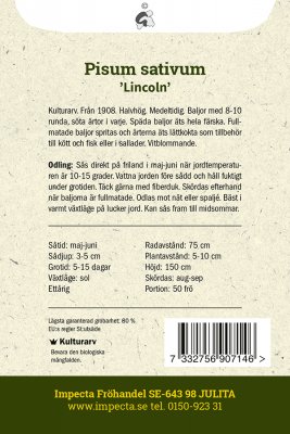 Ärt, Märg-, Lincoln