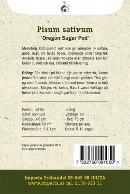 Sockerärt Oregon Sugar Pod