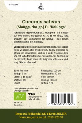 Växthusgurka F1 Kalunga