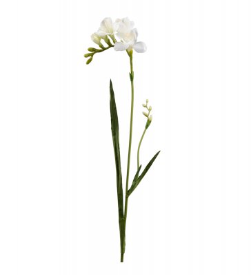 Freesia Vit 60cm, Konstgjord