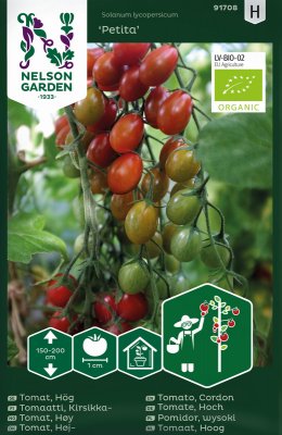Körsbärstomat Petita, Ekologisk