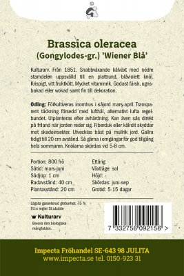 Kålrabbi, Wiener Blå