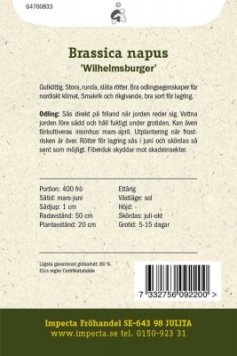Kålrot, Wilhelmsburger