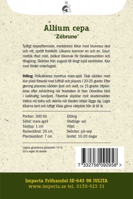 Lök, Schalotten-, Zébrune