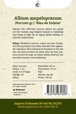 Purjolök Bleu de Solaise