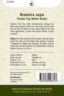 Majrova, Purple Top White Globe