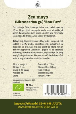 Majs, Pop-, Bear Paw