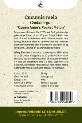 Melon, Mango-, Queen Anne's Pocket Melon