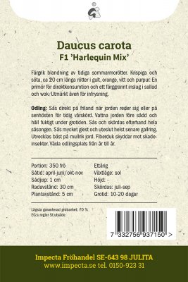 Morot, Sommar-, F1 Harlequin Mix