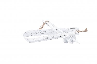 Skidset hängande Shabby Vit 20cm