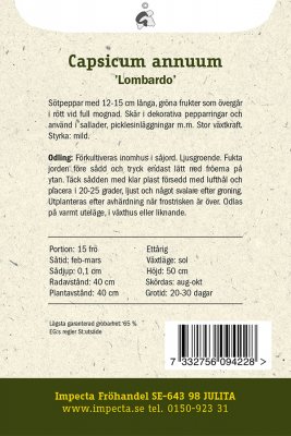 Chilipeppar Lombardo