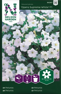 Petunia, Opera Supreme White F1