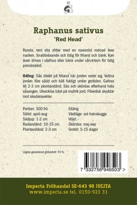 Rädisa, 'Red Head'