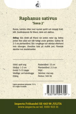 Rädisa Saxa 2
