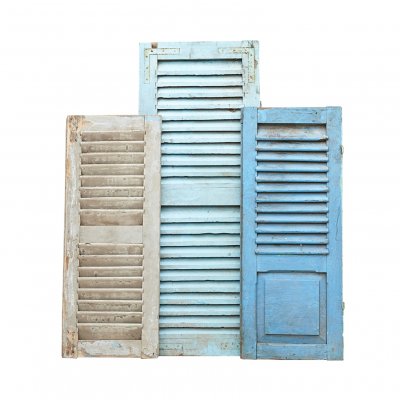 Fransk fönsterlucka mellan