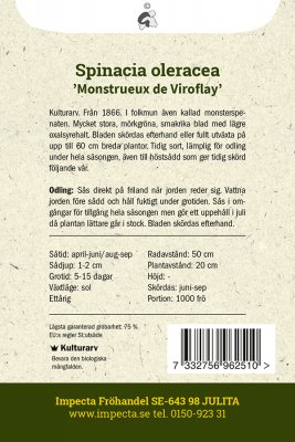 Spenat, Monstrueux de Viroflay