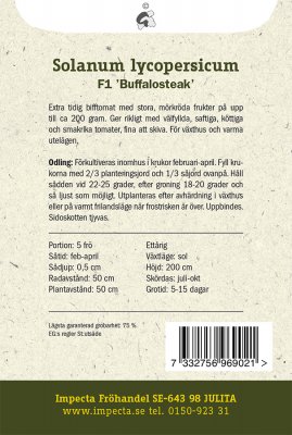 Tomat, Biff-, Buffalosteak F1