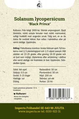 Tomat, Black Prince