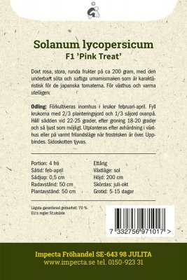 Japansk Tomat F1 Pink Treat