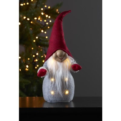 Tomte Joylight Röd 12x40x12cm