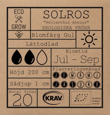 Solros, Ekologisk